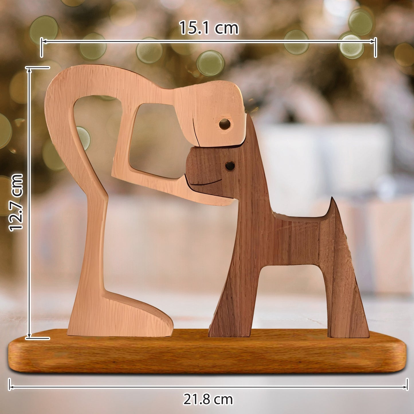 Heartfelt Wooden Pet Puzzle – Cherish Your Furry Family Members