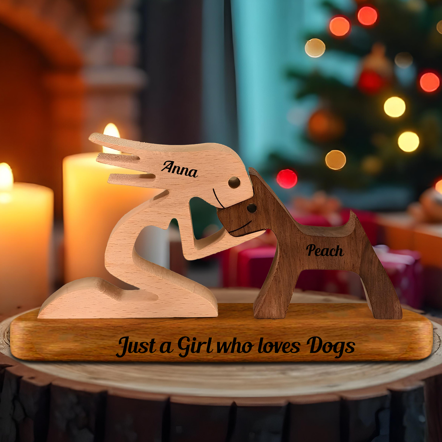 Heartfelt Wooden Pet Puzzle – Cherish Your Furry Family Members