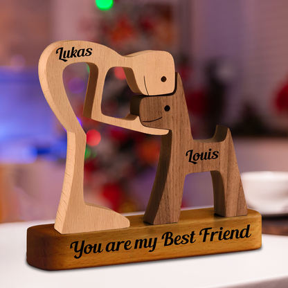 Heartfelt Wooden Pet Puzzle – Cherish Your Furry Family Members